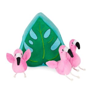 Zippy Burrow® – Monstera Flamingos | ZippyPaws