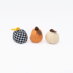 ZippyPaws Halloween Mini Gourds 3-Pack