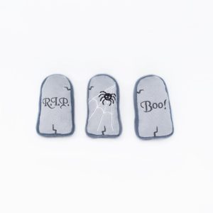 ZippyPaws Halloween Mini Tombstones 3-Pack