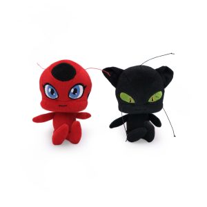 ZippyPaws Miraculous Kwami Duo – Tikki and Plagg 2-Pack